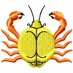 Crab Embroidery Design 3 Crab Embroidery Design 3